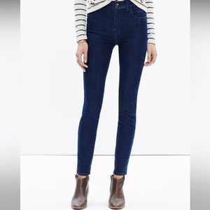 Madewell 10" High-Rise Skinny Jeans in Lydia Wash Size 25